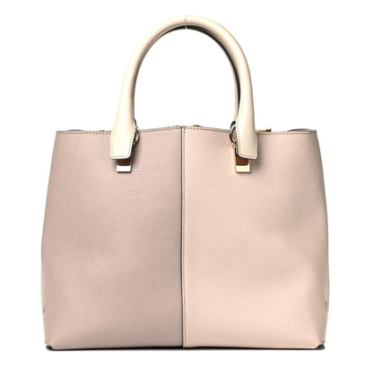 Chloe Grained Calfskin Medium Two Tone Baylee Open Tote 1 of 4