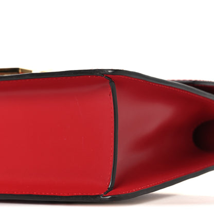 Gucci Calfskin Small Sylvie Shoulder Bag Hibiscus Red 10 of 11