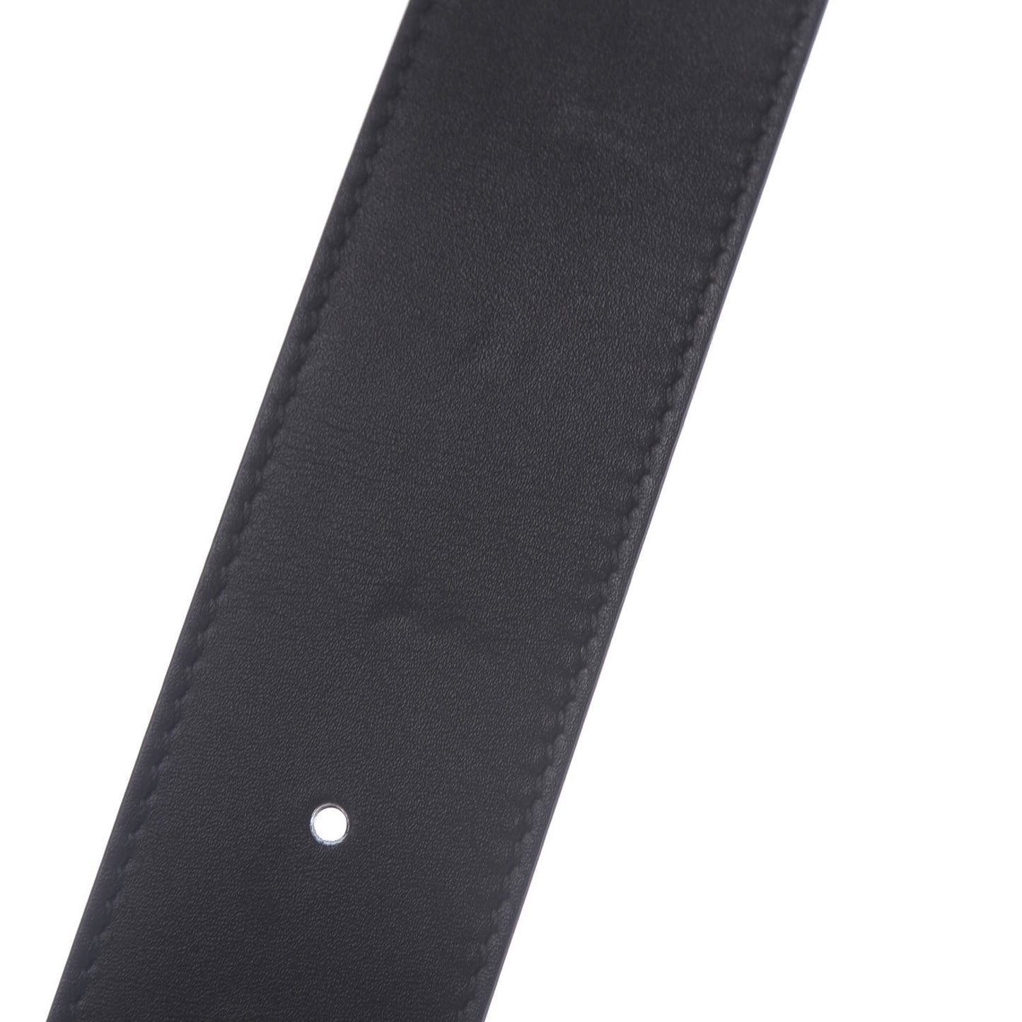 Moon Calfskin Torchon Double G 40mm Belt 100 40 Black