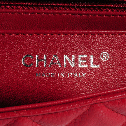 Chanel Caviar Quilted Mini Flap Red 8 of 9