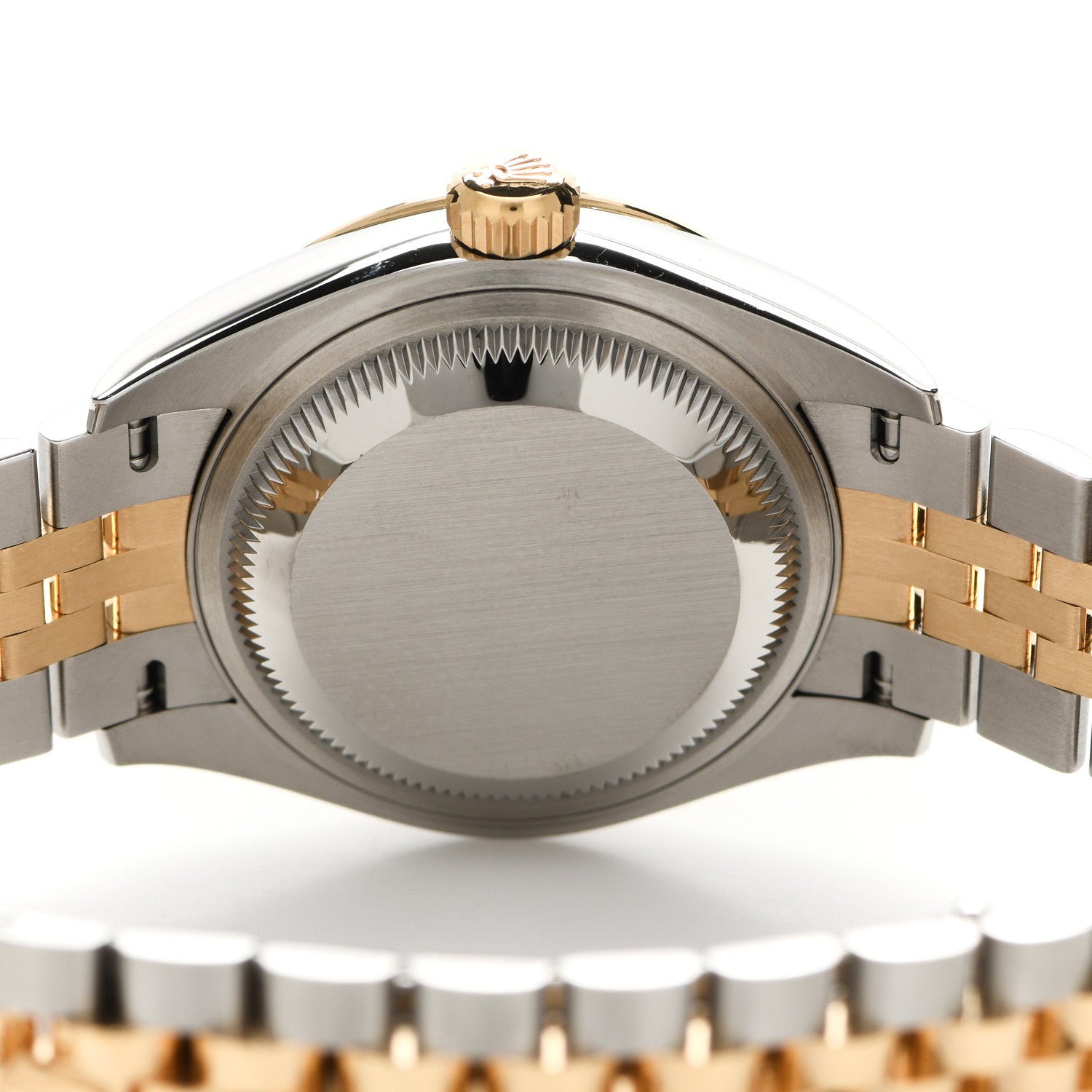 Rolex Stainless Steel 18K Yellow Gold Diamond 28mm Oyster Perpetual Datejust Watch Silver 279173 4 of 6