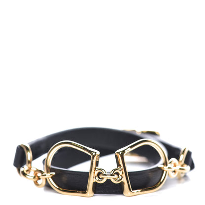 Hermes Swift Etrier Double Tour Bracelet T3 Black 1 of 6