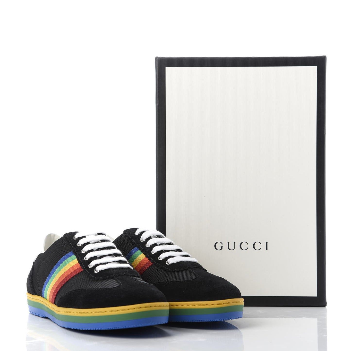 Suede Rainbow Womens G74 Sneakers 35 Black