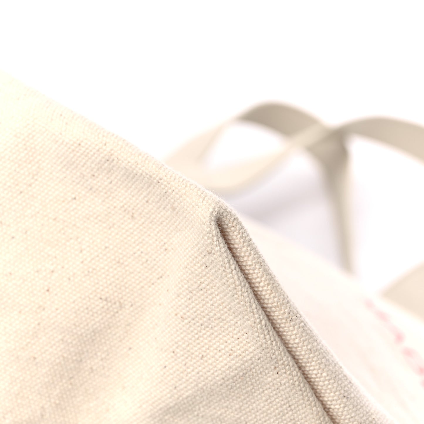 Textile Made In Tote Natural Red