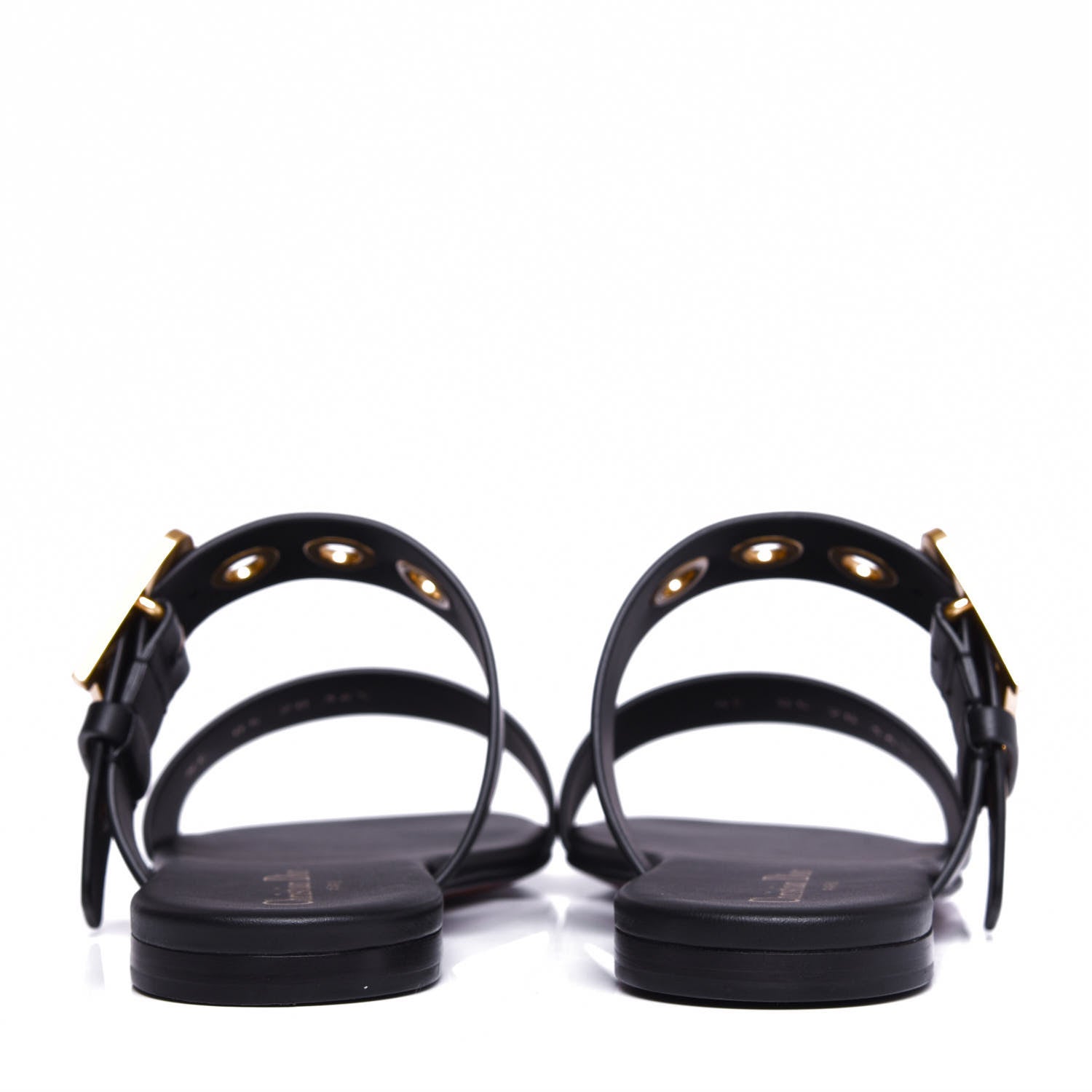 Balenciaga Rubber Womens Logo Pool Slide Sandals 41 Black White 16 of 20