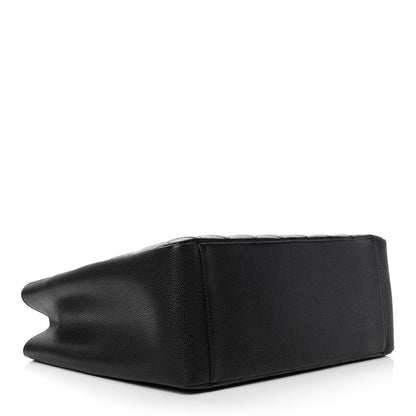 Chanel Caviar Quilted Grand Shopping Tote GST Black 3 of 4
