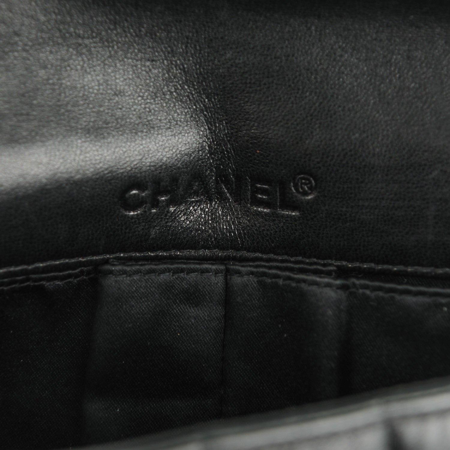 Chanel Lambskin Quilted East West Chocolate Bar Flap Black 8 of 11