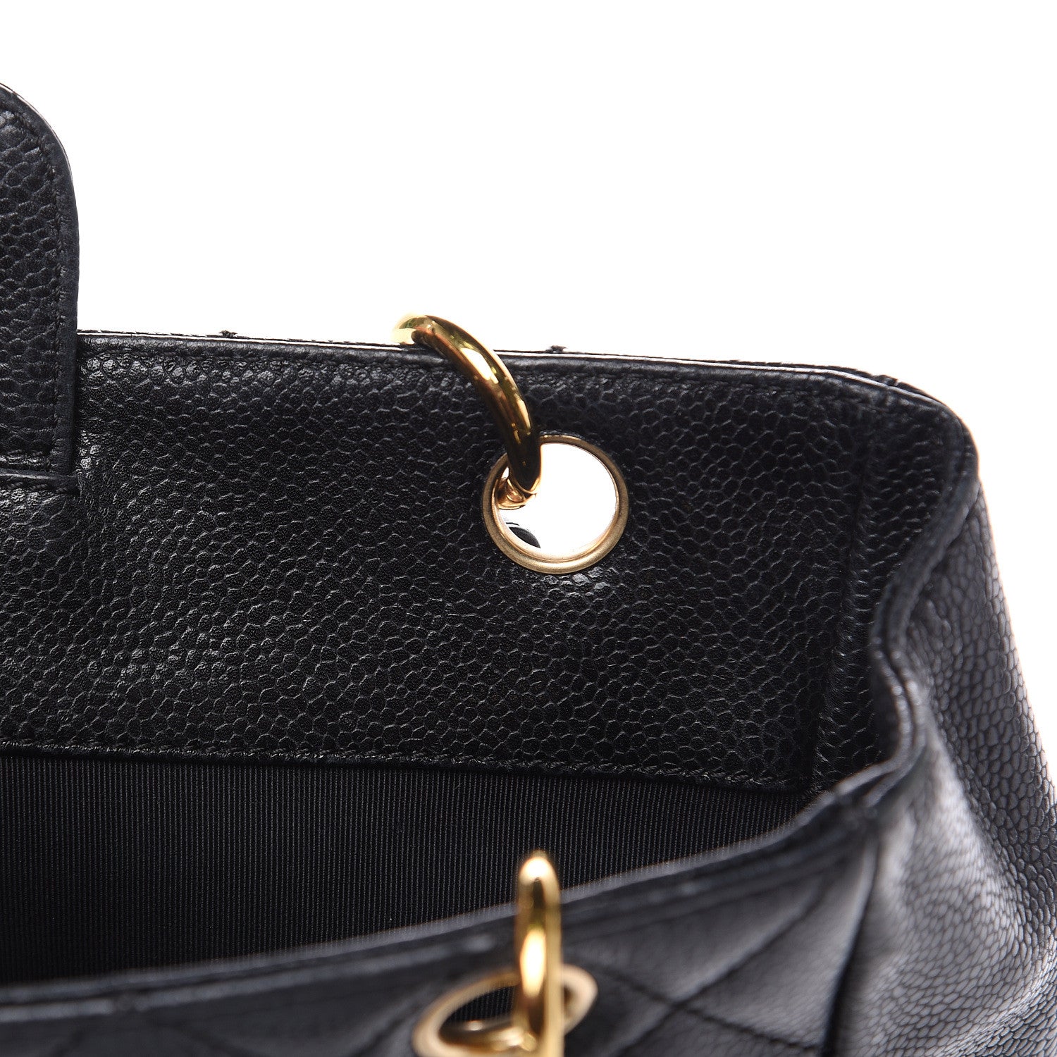 Chanel Caviar Quilted Petit Shopping Tote PST Black 16 of 17