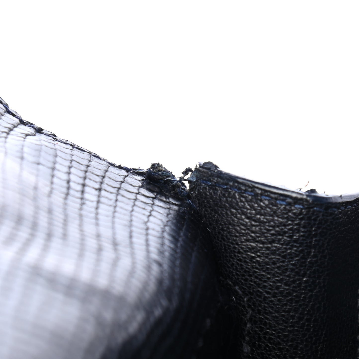 Lizard Kelly Sellier 32 Bleu Indigo