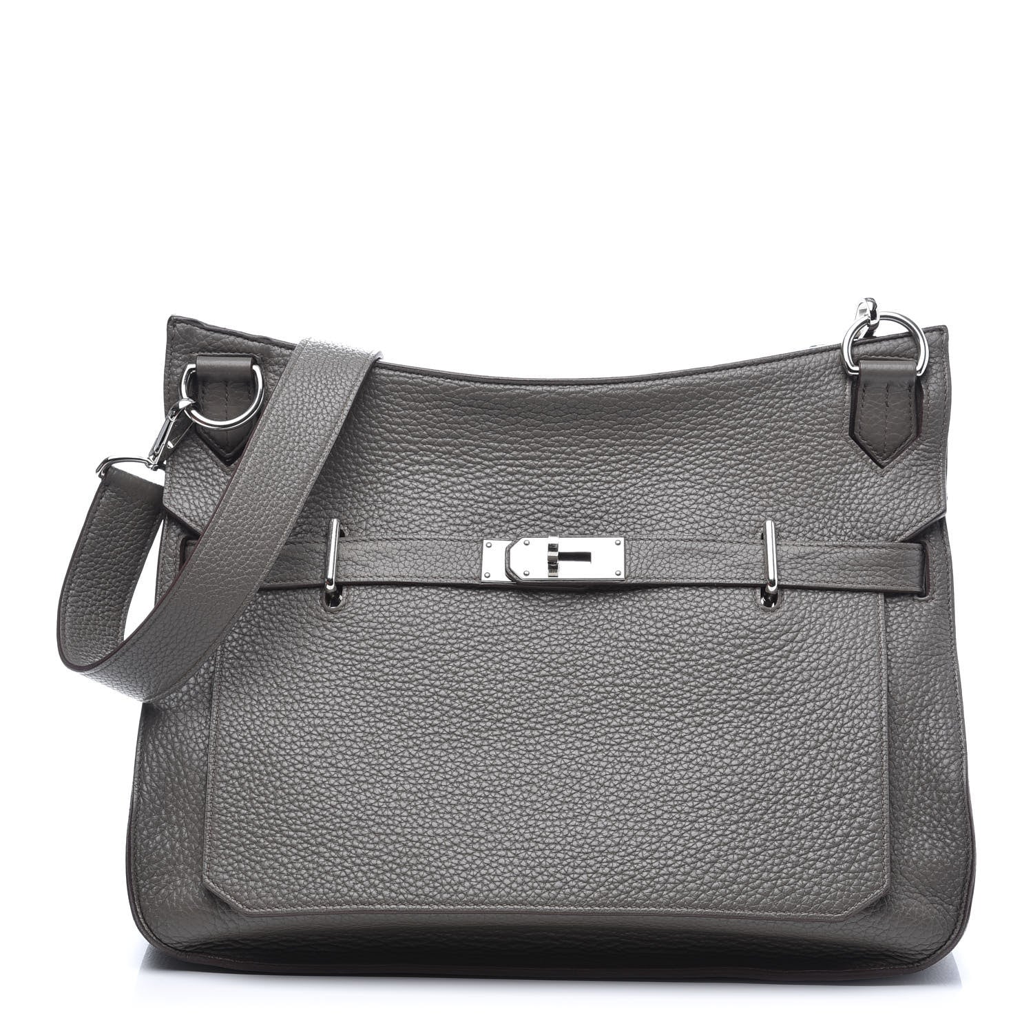 Hermes Taurillon Clemence Jypsiere 37 Etain 1 of 12