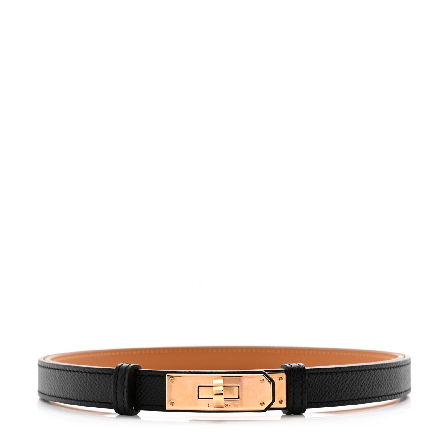 Hermes Epsom Kelly Belt Black 1 of 6