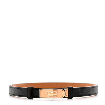 Hermes Epsom Kelly Belt Black 1 of 6