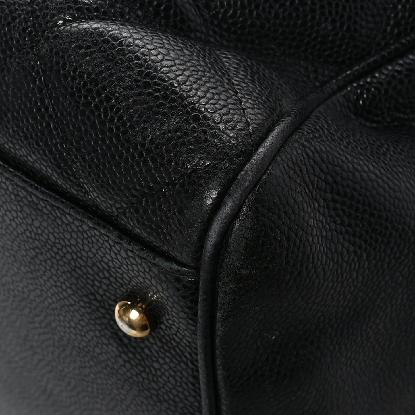 Caviar Quilted Timeless XL Weekender Bag Black