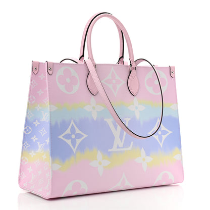 Louis Vuitton Monogram Escale Onthego GM Pastel 3 of 10