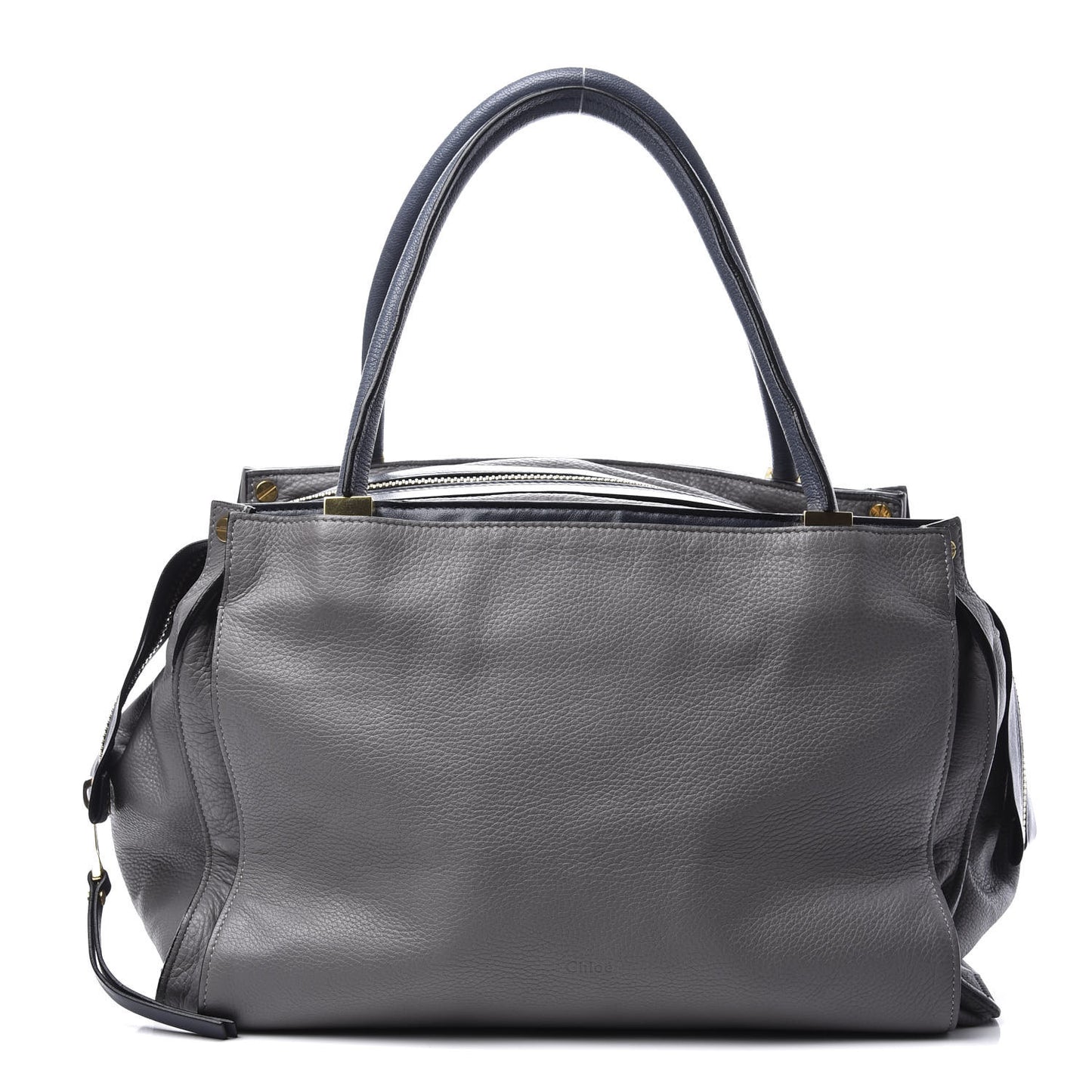 Smooth Calfskin Dree Shoulder Bag Dark Cashmere Grey