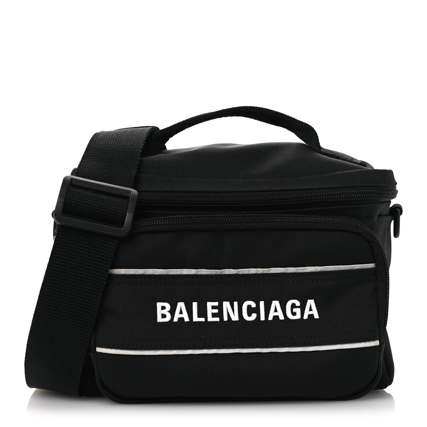 Balenciaga Nylon Logo Sport Camera Bag Black 1 of 10