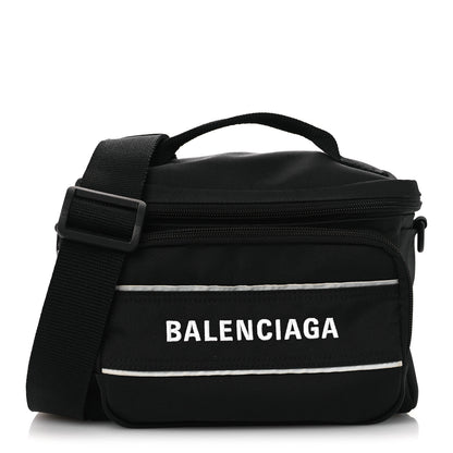 Balenciaga Nylon Logo Sport Camera Bag Black 1 of 10