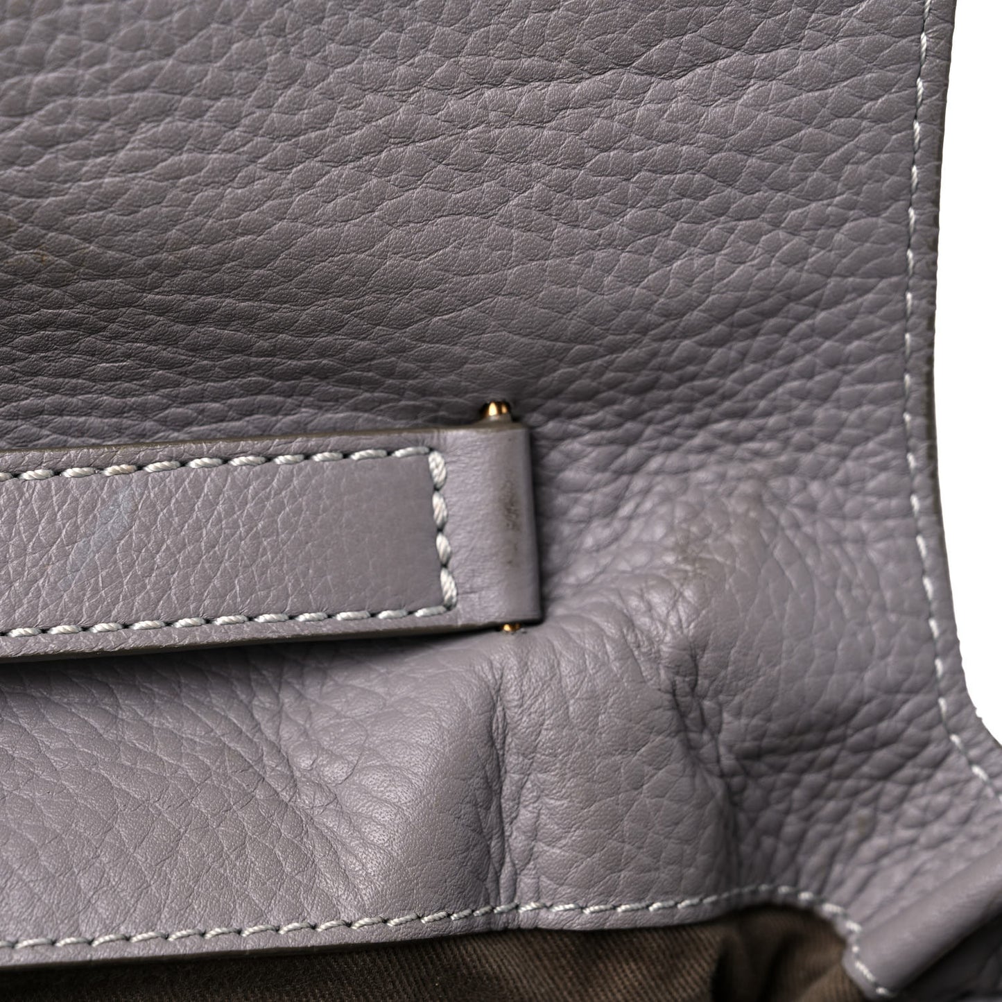 Calfskin Medium Marcie Top Handle Bag Cashmere Grey
