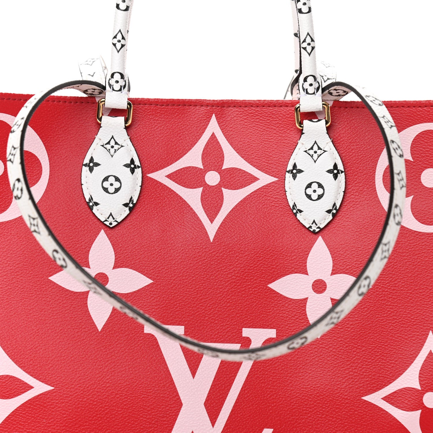 Louis Vuitton Monogram Giant Onthego GM Rouge Rose 8 of 10