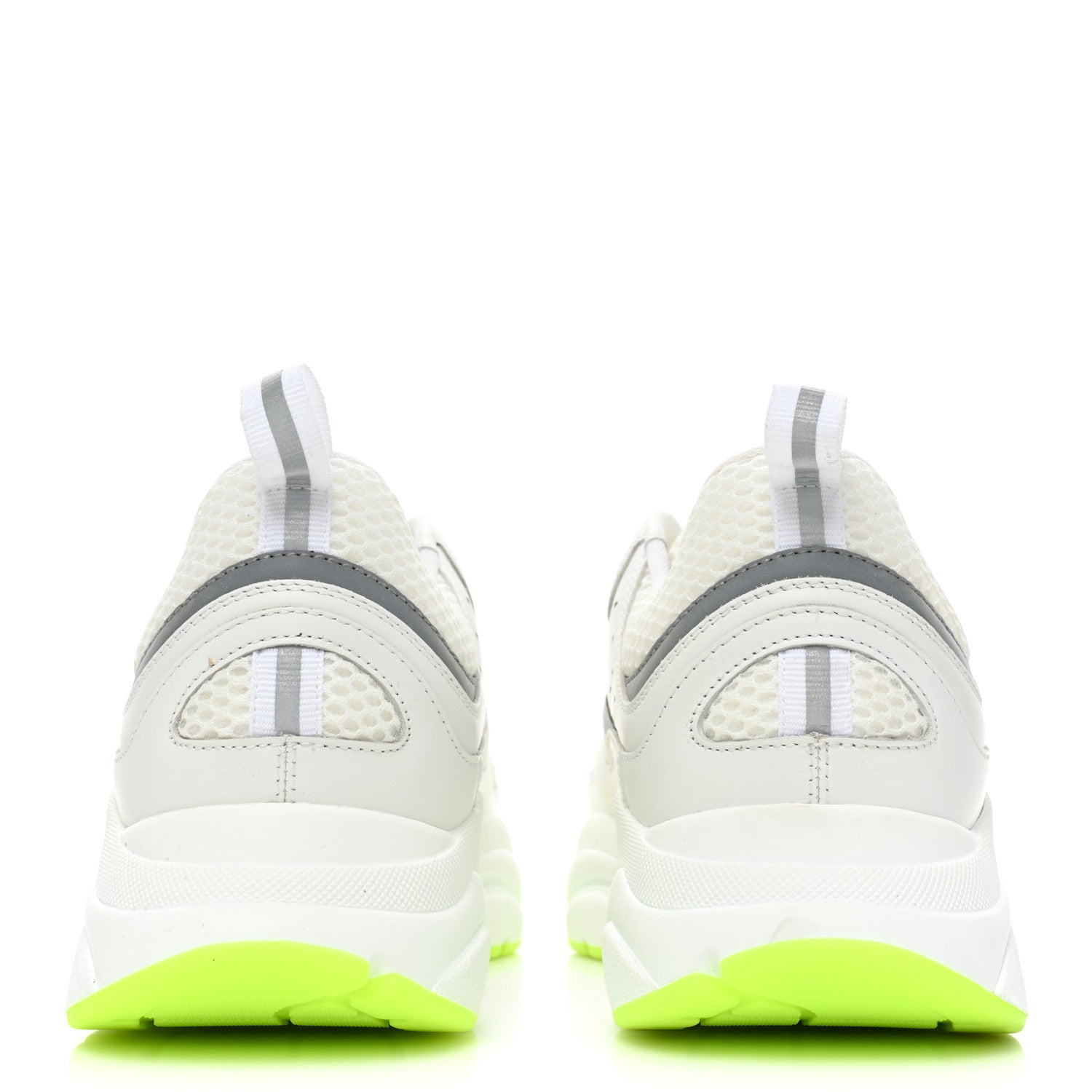 Christian Dior Technical Mesh Calfskin Mens B22 Sneakers 41 White 4 of 10