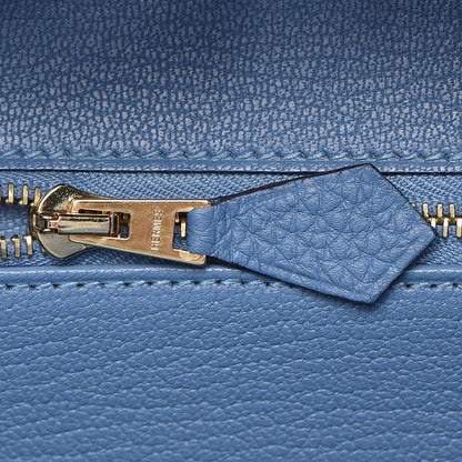 Hermes Togo Birkin 25 Azur 32 of 33