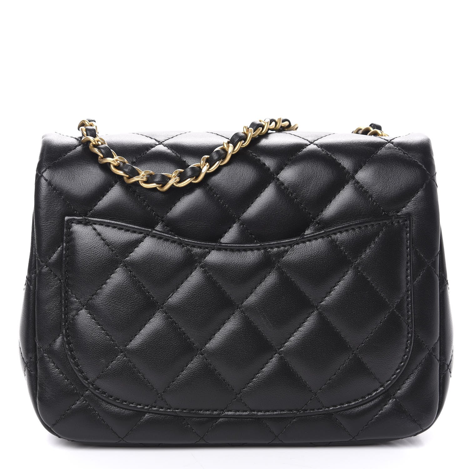 Chanel Lambskin Quilted Mini Romance Square Flap Black 4 of 12
