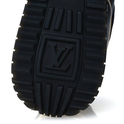 Louis Vuitton Suede Monogram Run Away Sneakers 36.5 Black 8 of 10