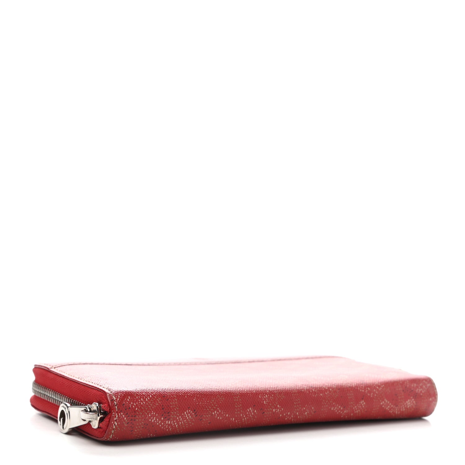 Goyard Goyardine Matignon Zip Around GM Wallet Red 4 of 11