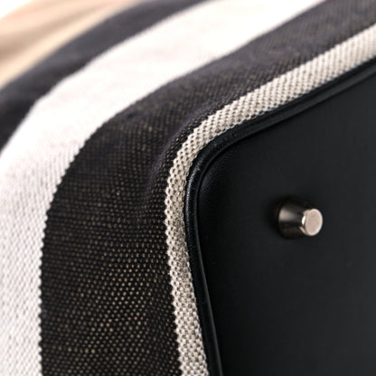 Burberry Canvas Mega Check Medium Ashby Hobo Black 8 of 25