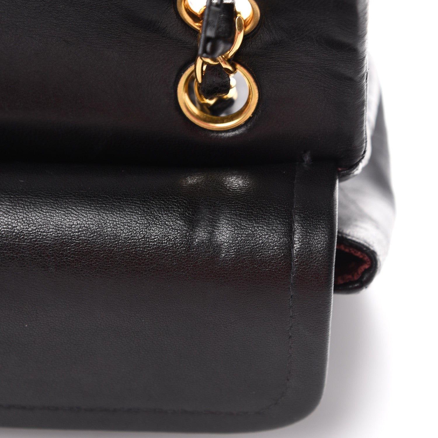 Chanel Lambskin Quilted Small Double Flap Black 17 of 21