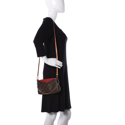 Louis Vuitton Monogram Pallas Clutch Cherry 2 of 8