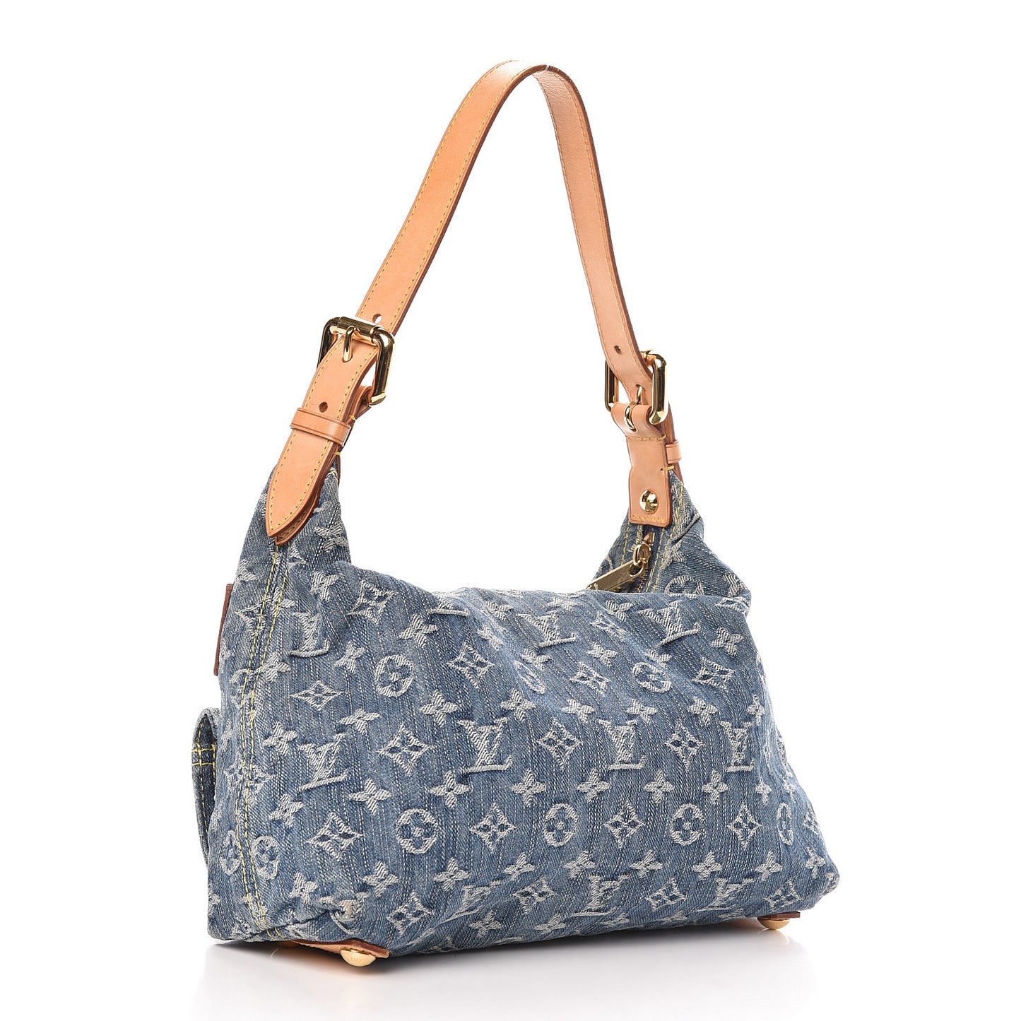 Monogram Denim Baggy PM Blue