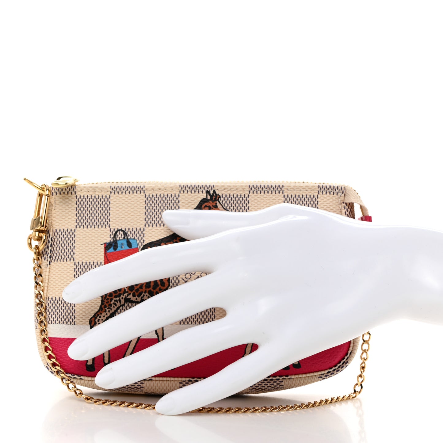 Damier Azur 2017 Christmas Animation Mini Pochette Accessories