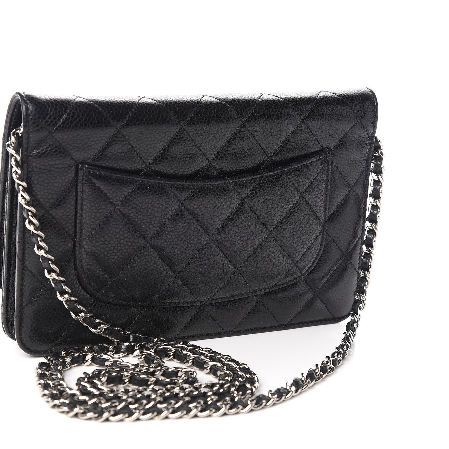Chanel Caviar Quilted Wallet On Chain WOC Black 3 of 14