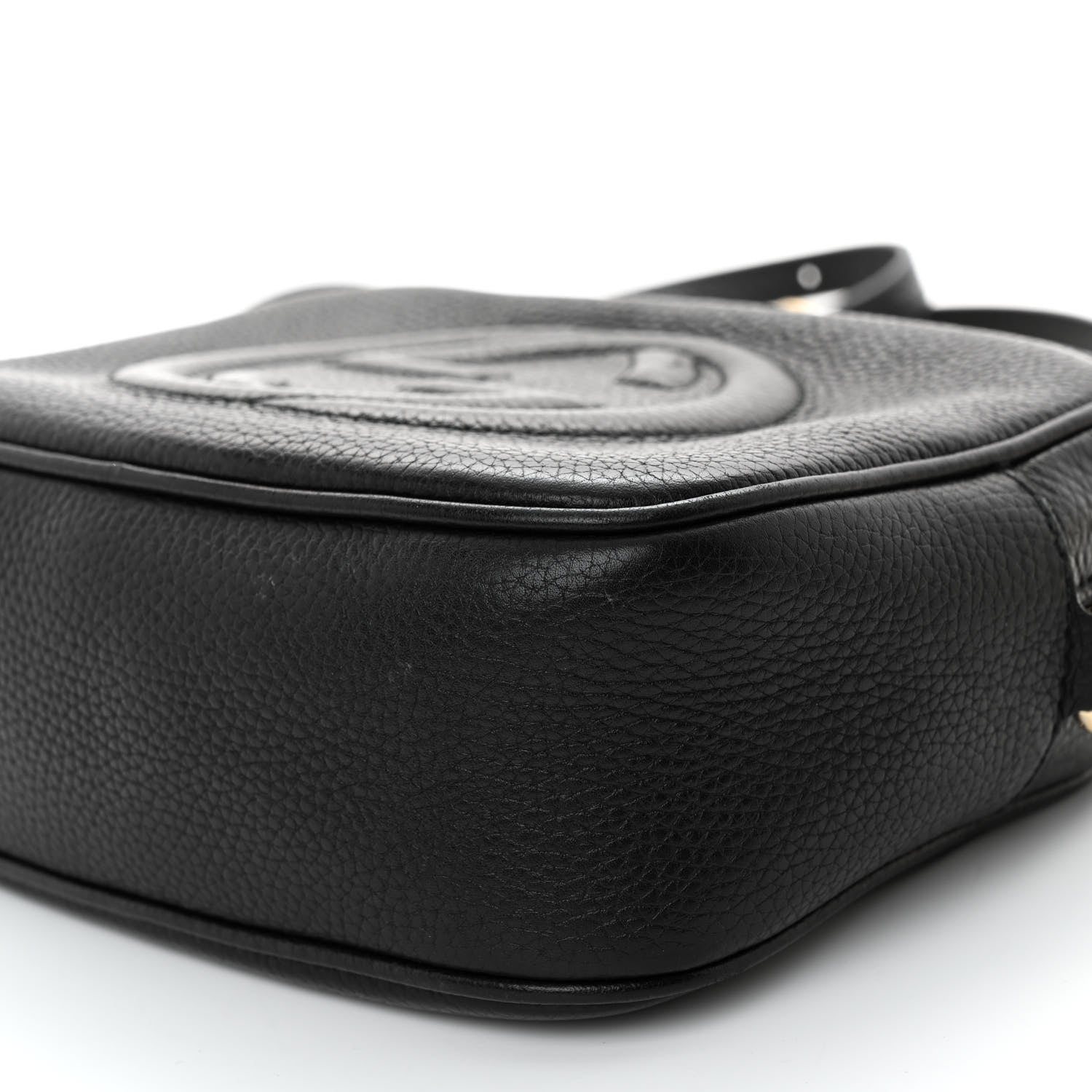 Gucci Pebbled Calfskin Small Soho Disco Bag Black 10 of 11