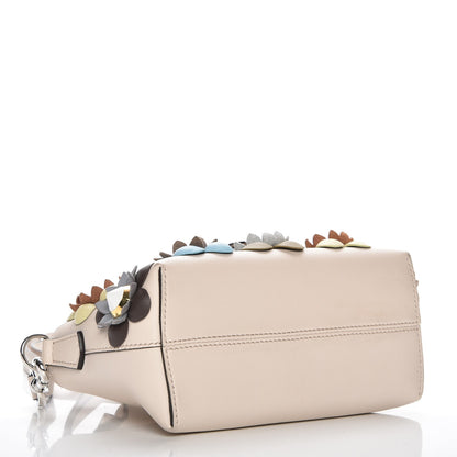 Fendi Vitello Dolce Flowerland Studded Mini By The Way Boston Bag Camelia Multicolor 4 of 9