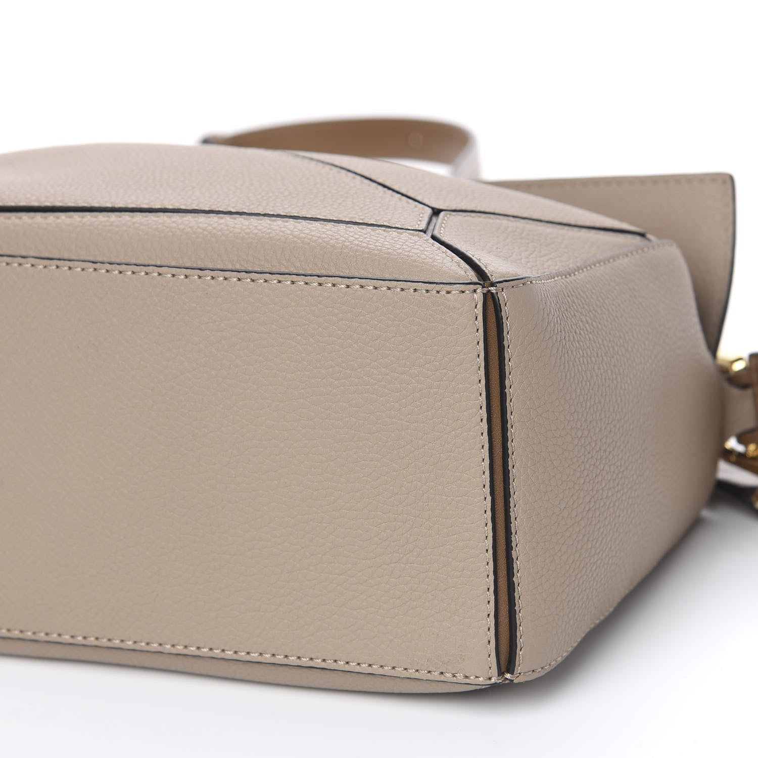 Loewe Grained Calfskin Small Puzzle Bag Sand Mink 9 of 9