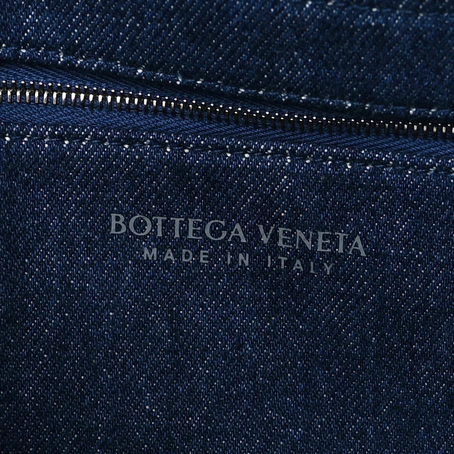 Denim Maxi Intrecciato Cassette Crossbody Bag Indigo