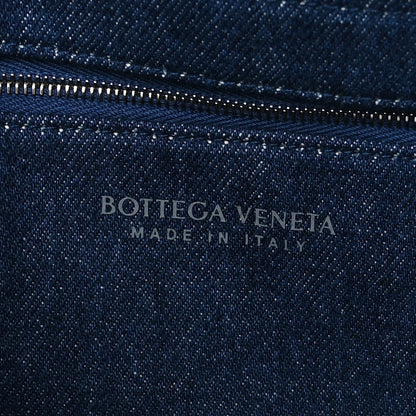 Bottega Veneta Denim Maxi Intrecciato Cassette Crossbody Bag Indigo 7 of 9