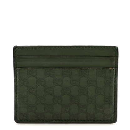 Gucci Microguccissima Card Holder Green 1 of 11