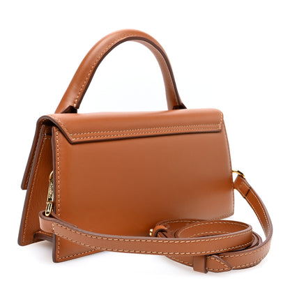 Jacquemus Smooth Calfskin Le Chiquito Long Light Brown 3 of 9