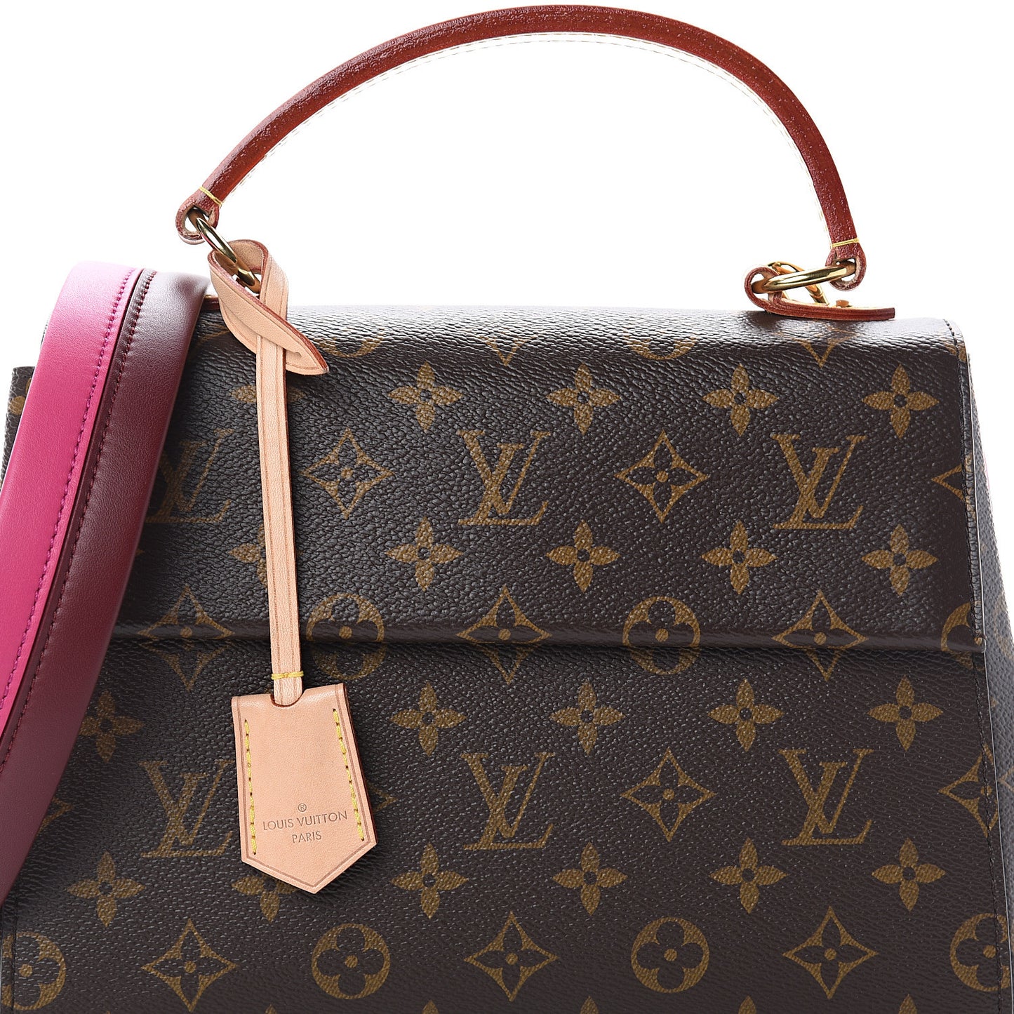 Monogram Cluny BB Bordeaux Fuchsia