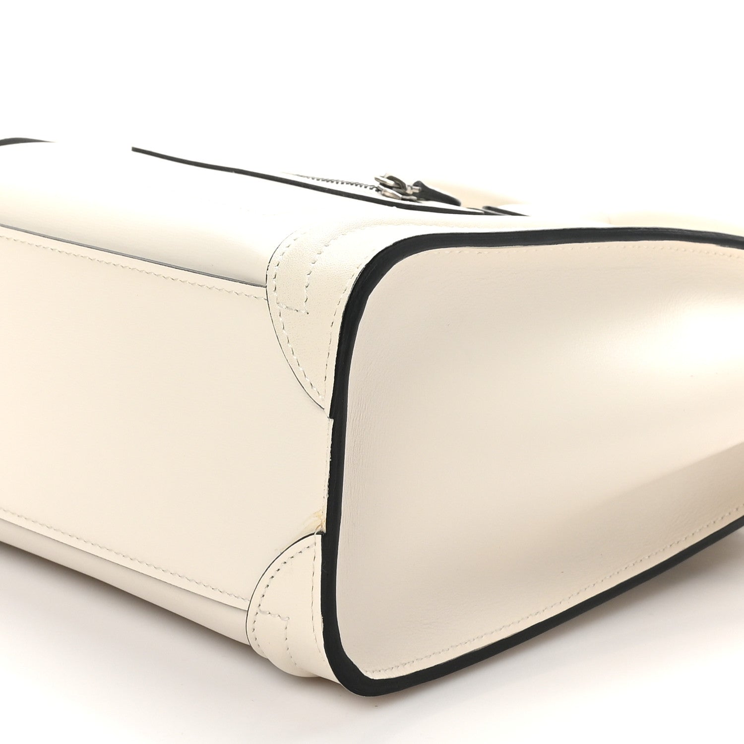Celine Smooth Calfskin Nano Luggage White 9 of 9