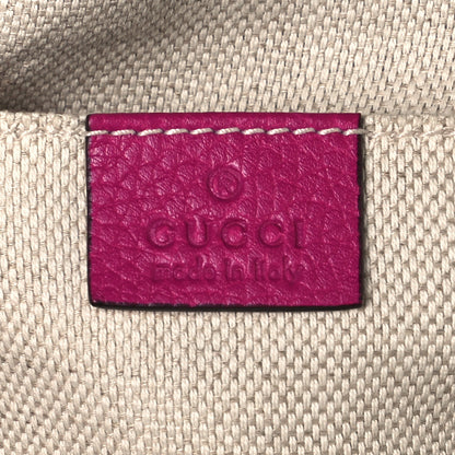 Gucci Cellarius Calfskin Small Soho Disco Bag Bright Bouganville 6 of 11