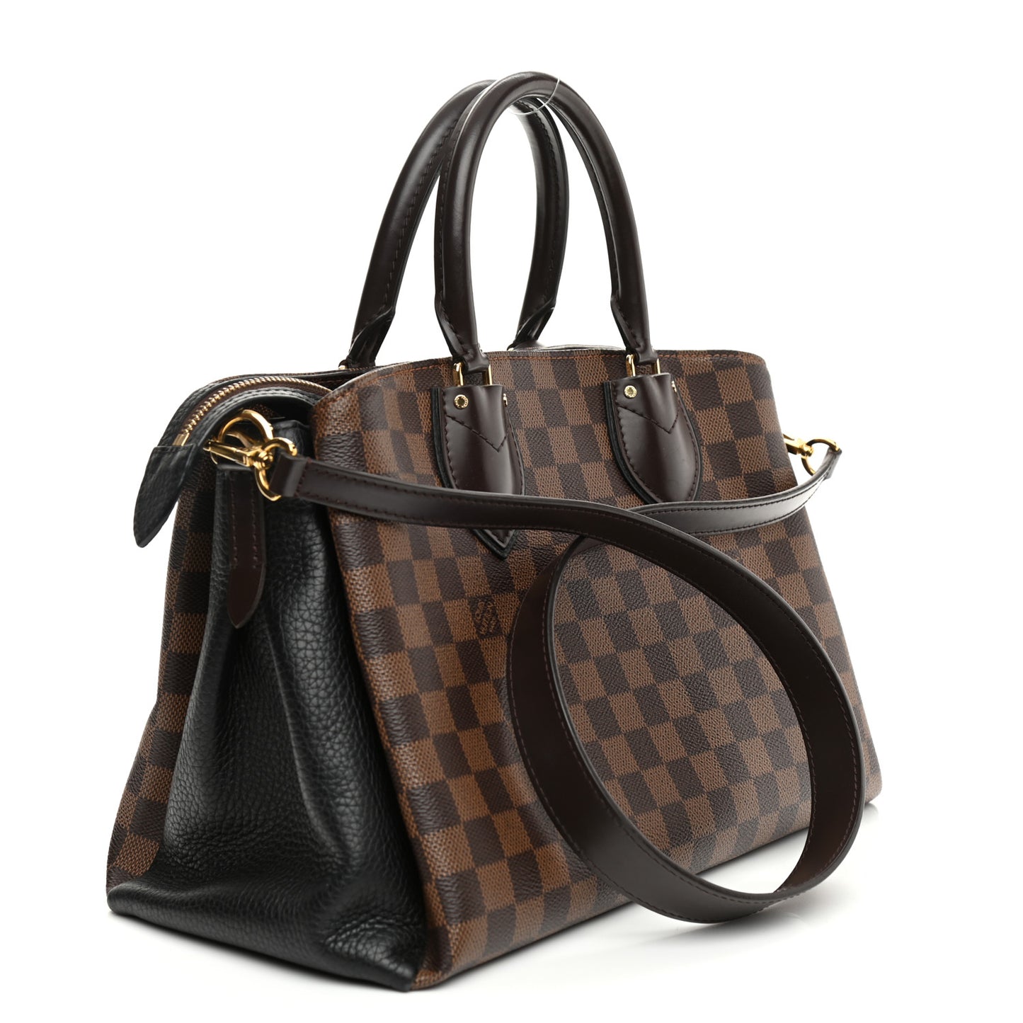 Cuir Taurillon Damier Ebene Normandy Black