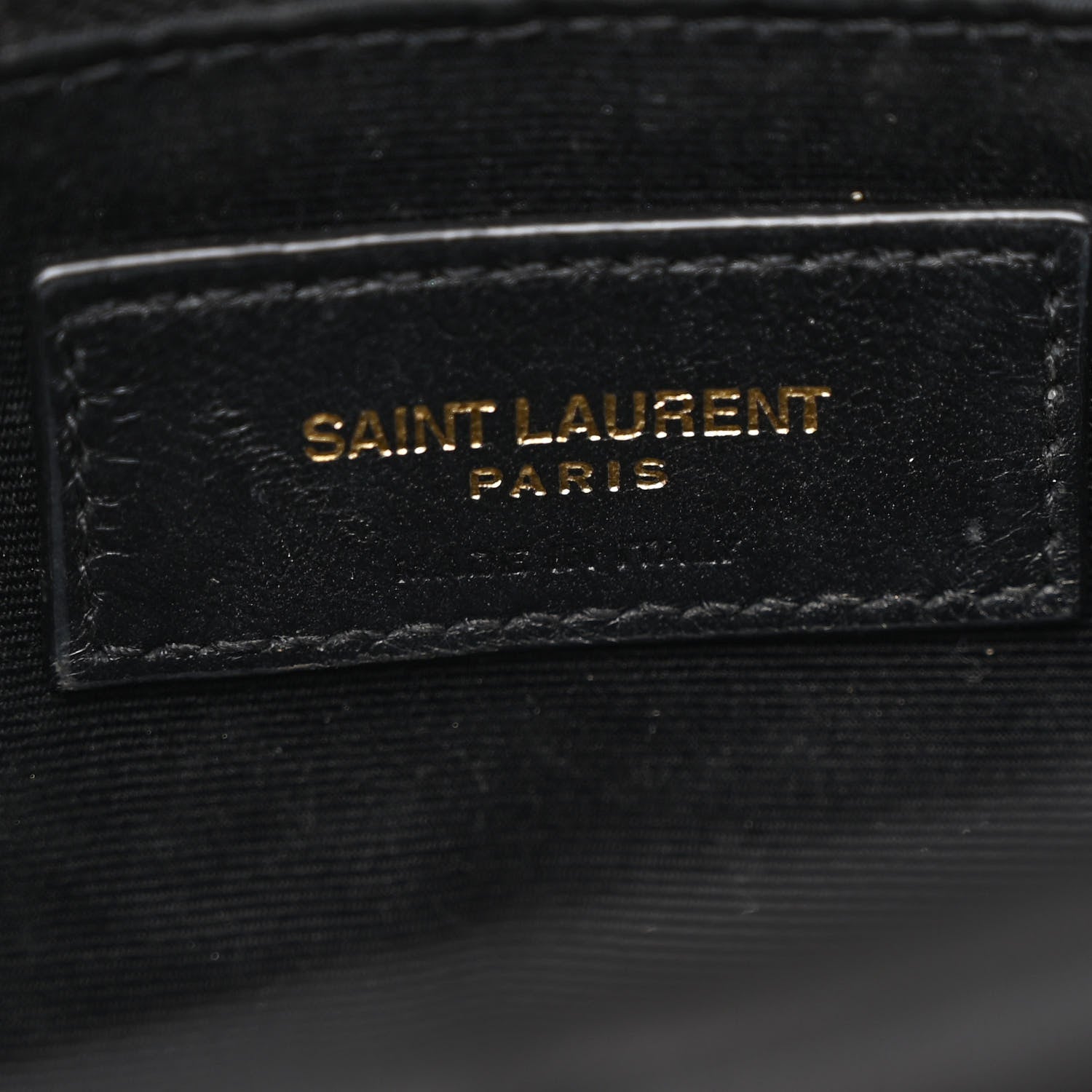 Saint Laurent Lambskin Quilted Toy Loulou Puffer Monogram Chain Satchel Black 6 of 10