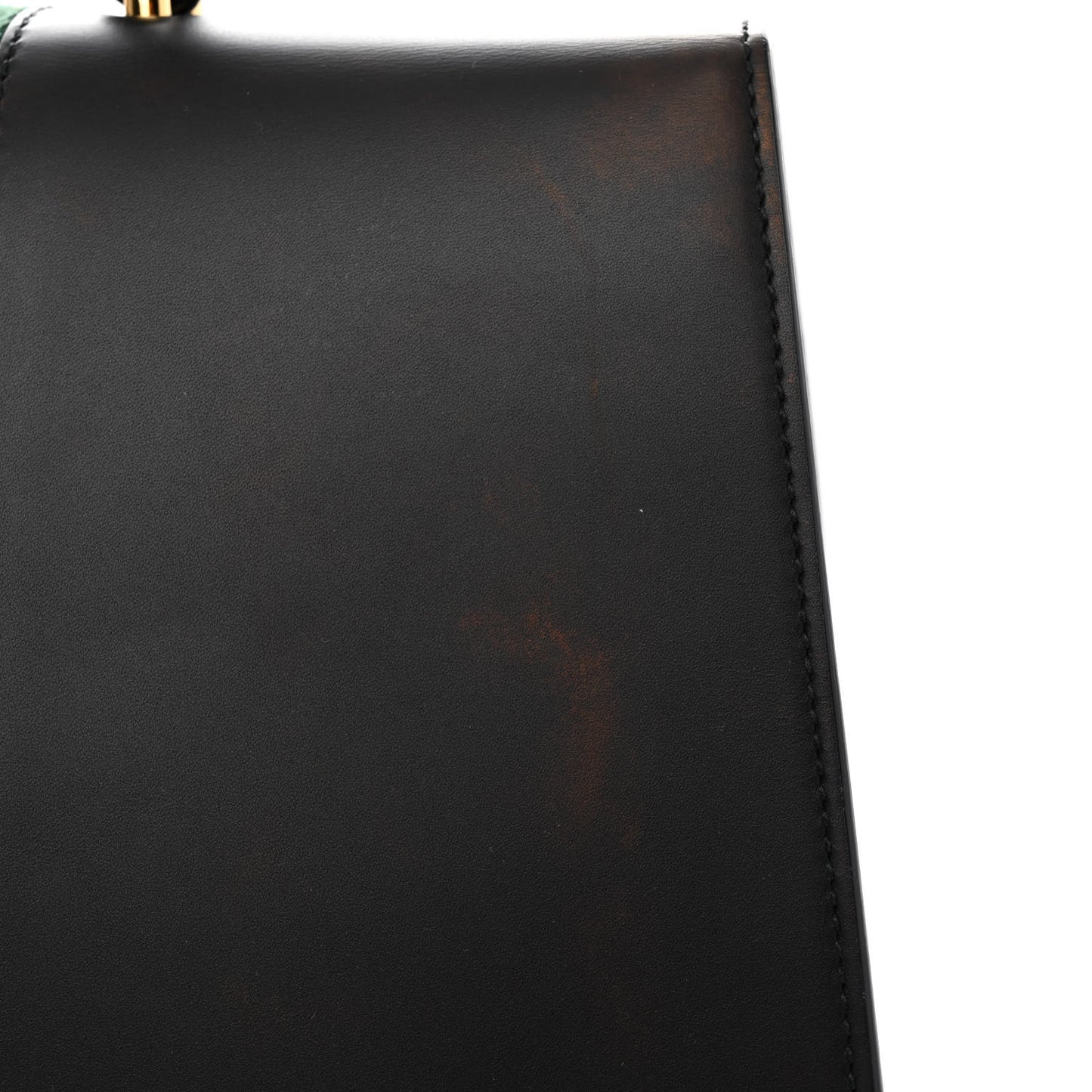 Calfskin Maxi Sylvie Top Handle Bag Black