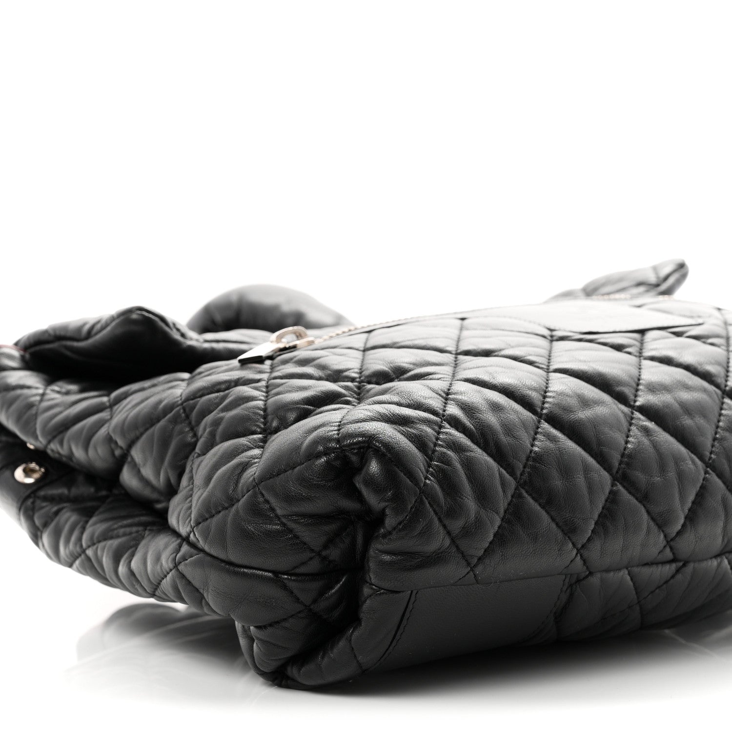 Chanel Lambskin Quilted Coco Cocoon Backpack Black 9 of 10