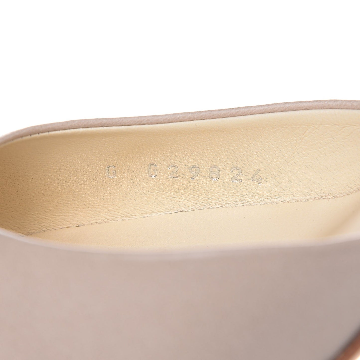 Lambskin Cap Toe d'Orsay Pumps 36.5 Beige Black