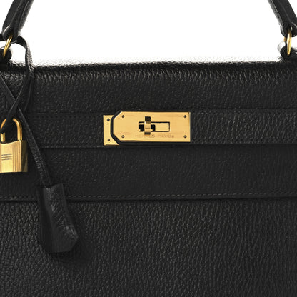 Hermes Ardennes Kelly Retourne 40 Black 8 of 13